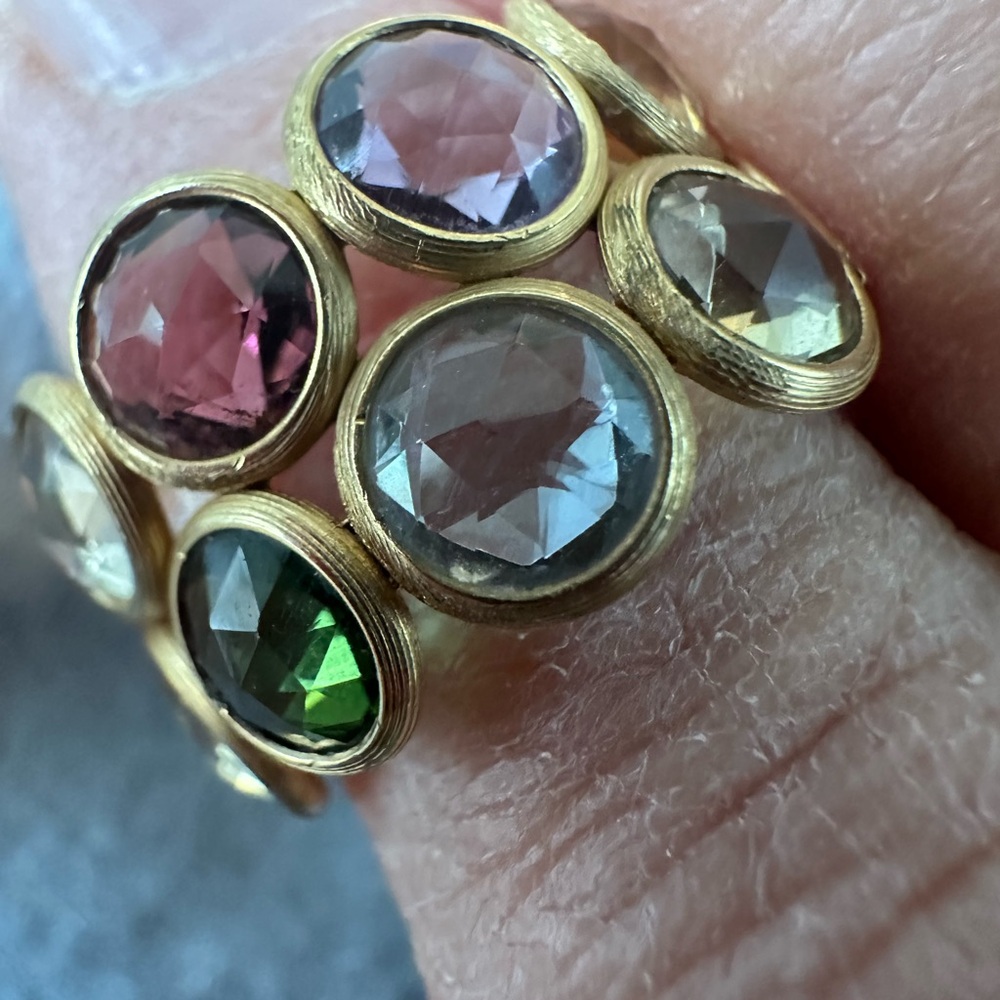 Marco Bicego 18k Gold ring with gemstones - Picture 7 of 11